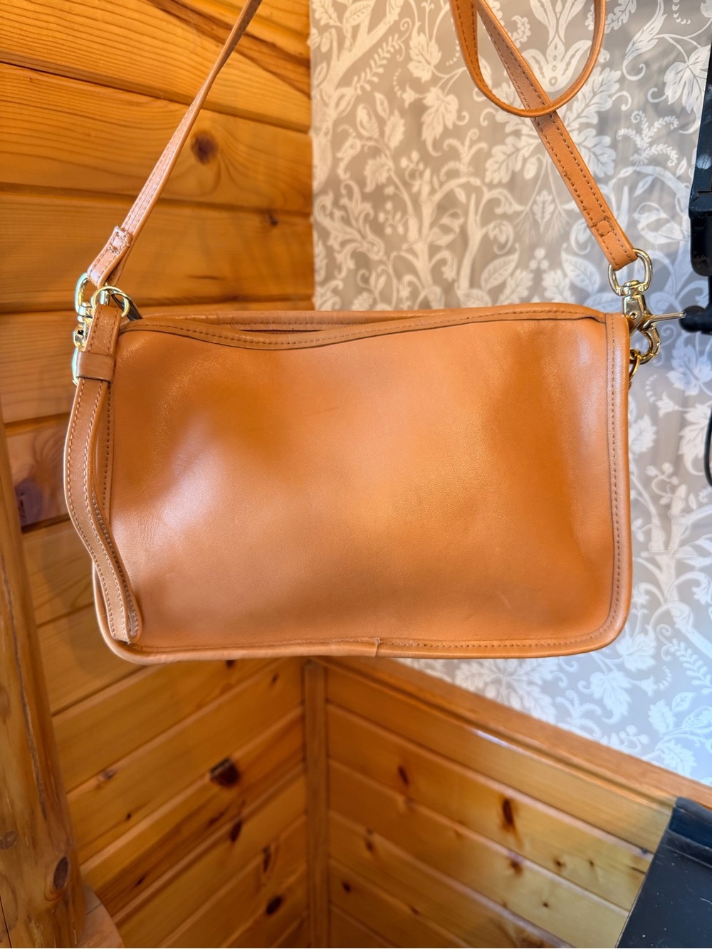 First Edition Vintage Leather Shoulder Crossbody